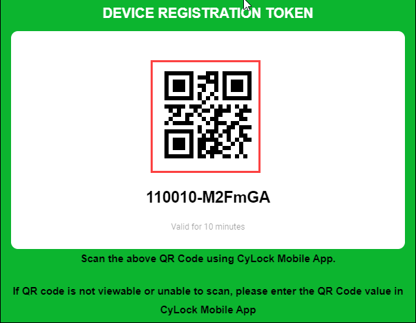 Device Registration Token